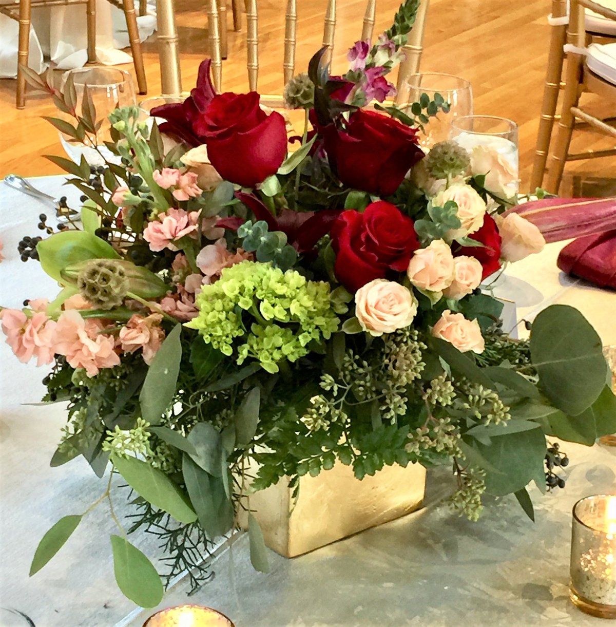 Winter wedding at St. Francis Hall, Washington, DC