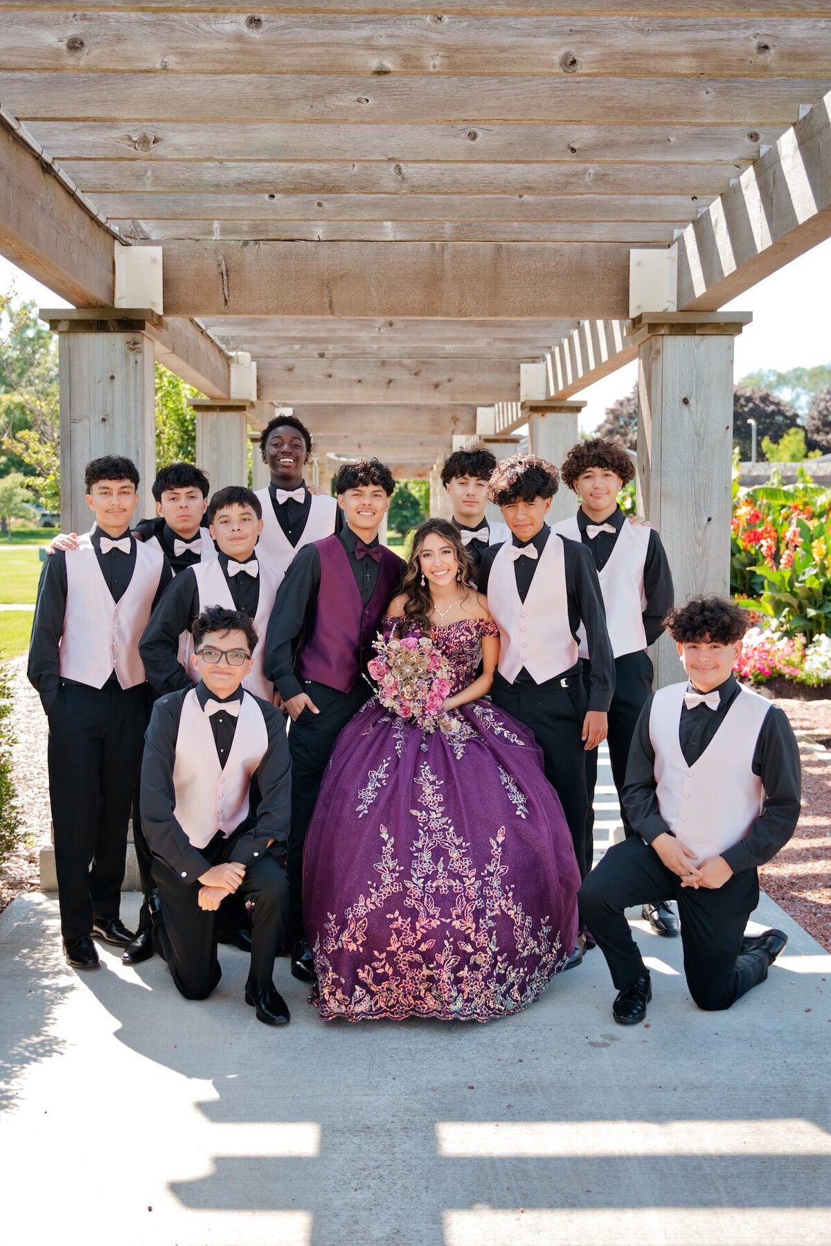 Alexandras Quinceanera Saint Patricks Church Wadsworth IL Stella Hotel Kenosha  WI 8.10.240850