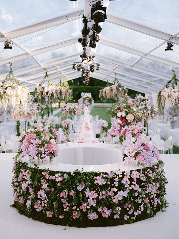 Musee Rodin Wedding by Alejandra Poupel Events tables dressing