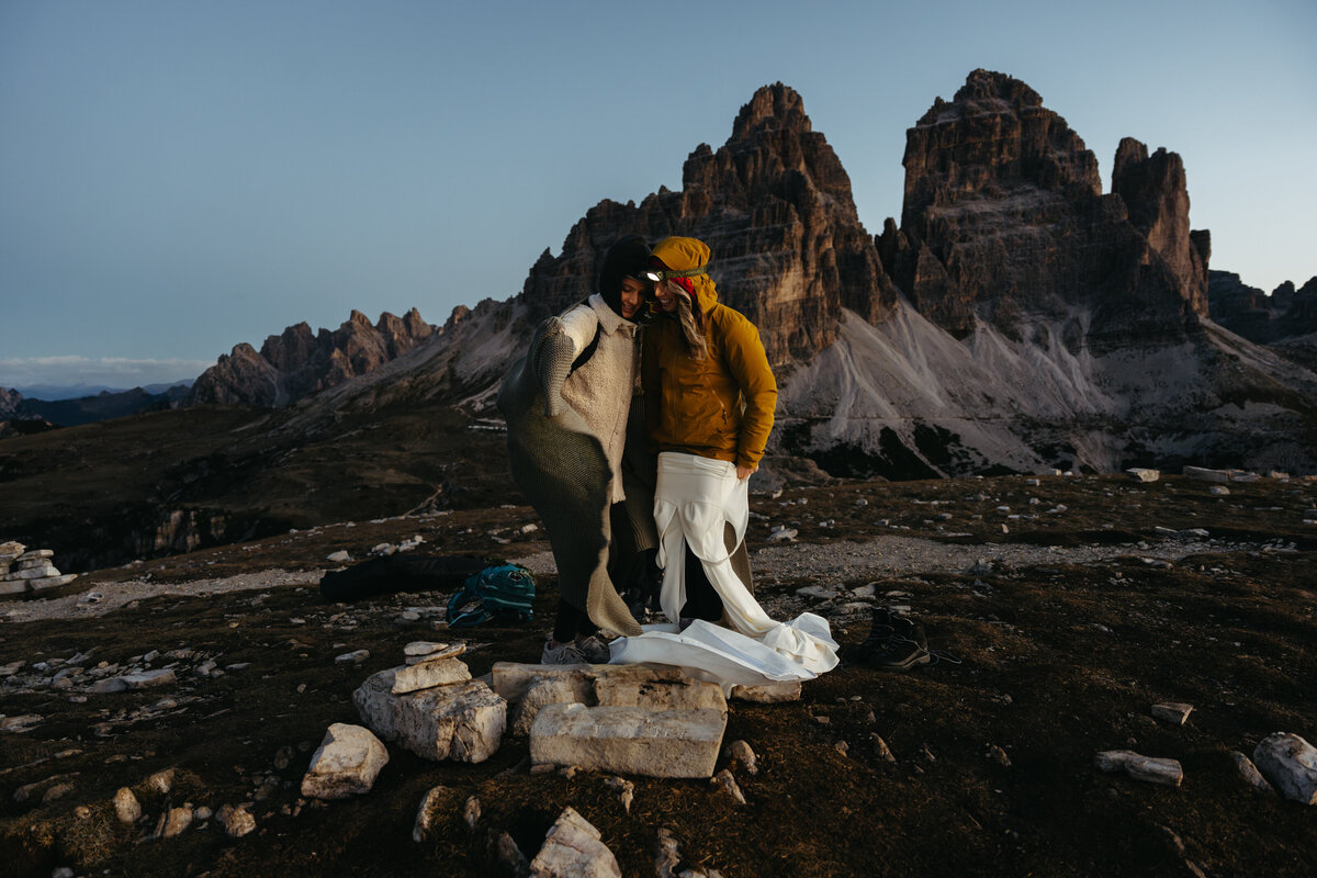 Cadini di Misurina Sunrise Elopement -8