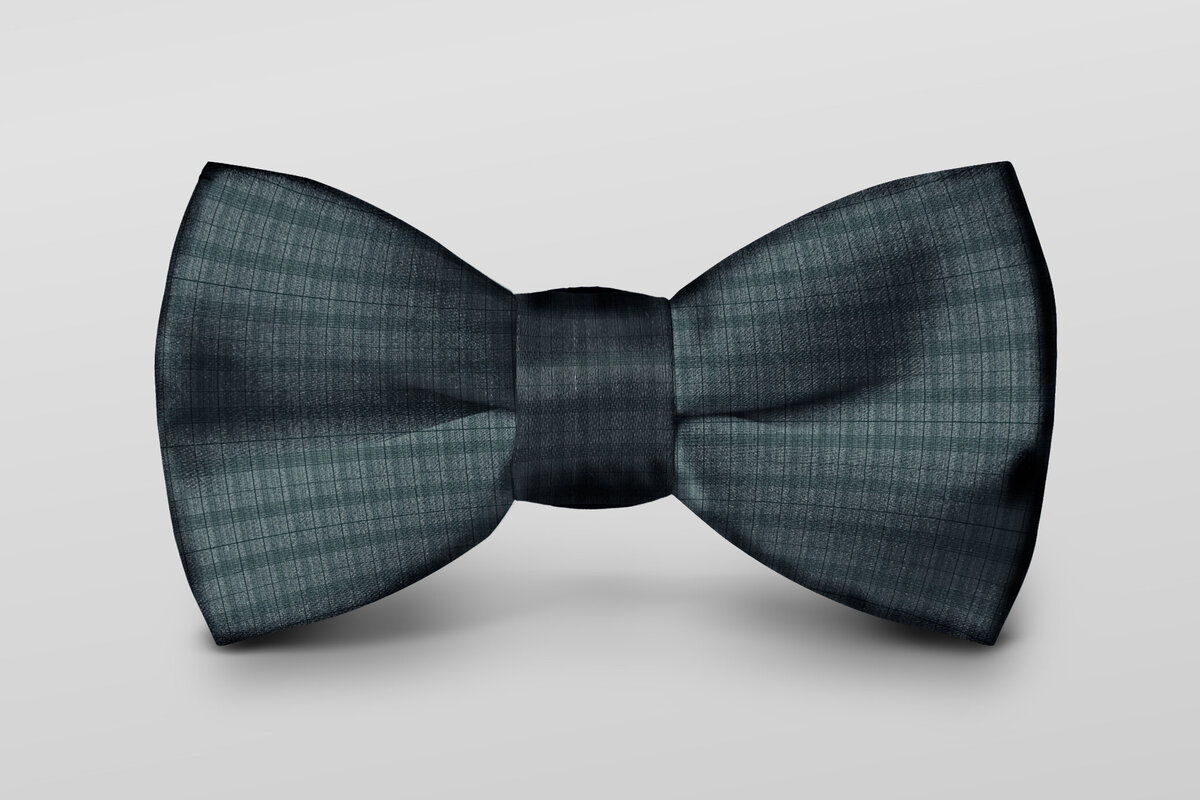 bow tie mockup green pattern 2