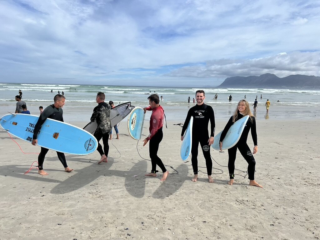 surf crew muzinberg beach