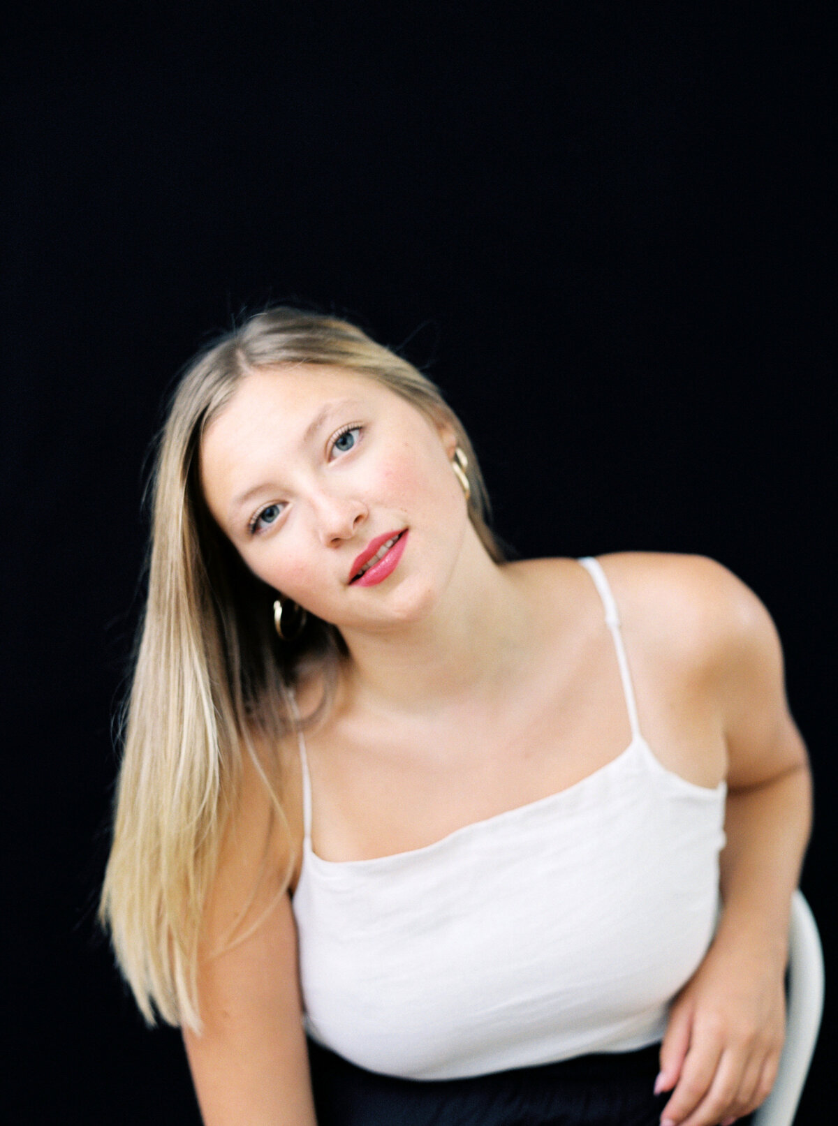 In-studio portrait photography session in Naters, Valais, Switzerland - 3