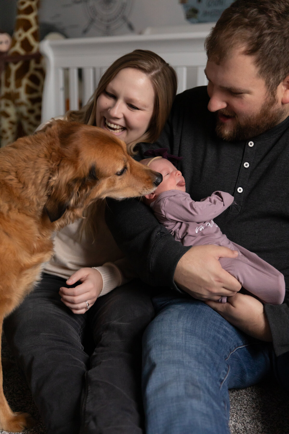 mom-dad-newborn-puppy-nursery