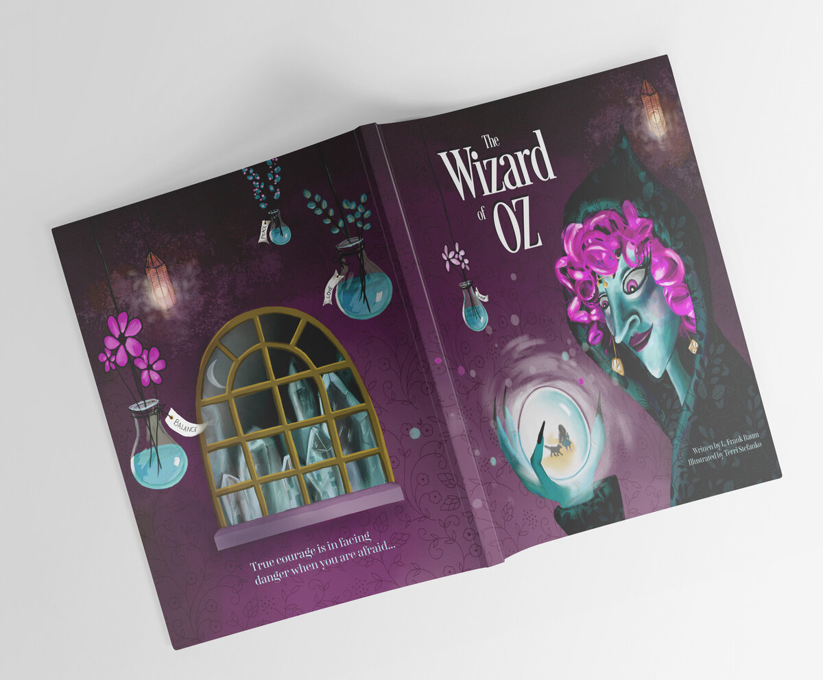 wizard of oz cover mockup
