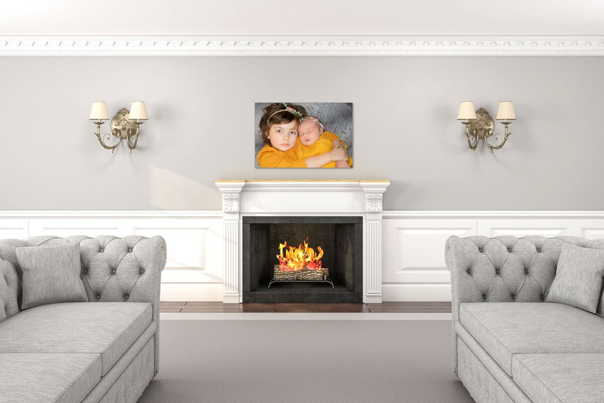 Untitled - Formal Living Fireplace
