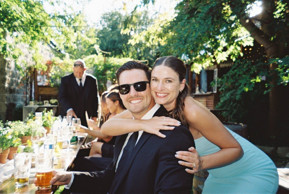 Candid wedding guest moment captured by Puerto Rico wedding photographer

