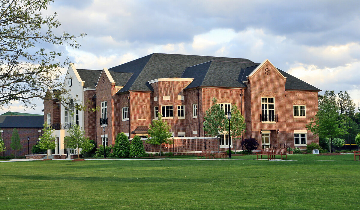exterior view of the building at Wesleyan School Fine Arts