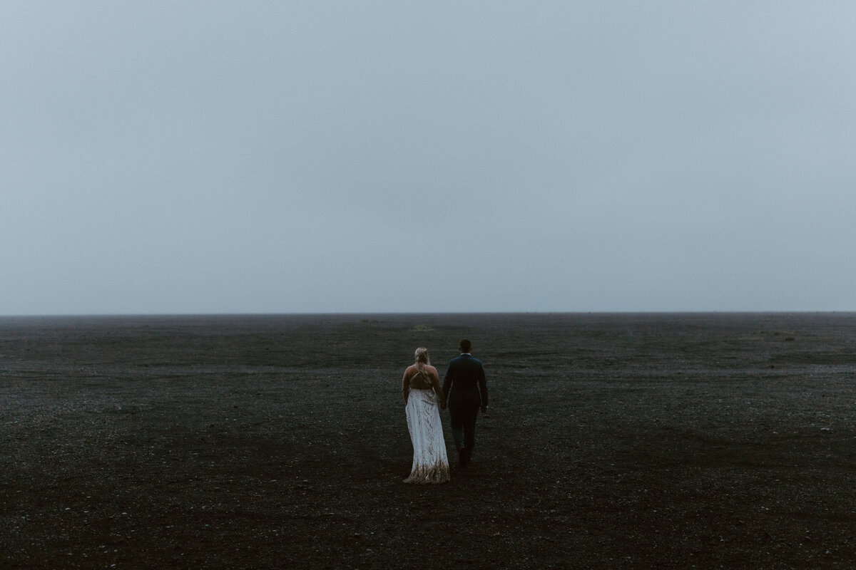 Iceland Black Sand Wedding