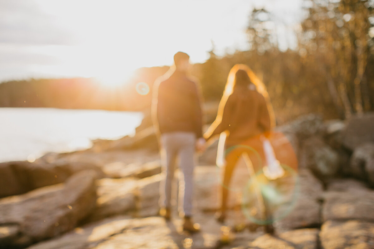 Engagement photo of a lovely couple