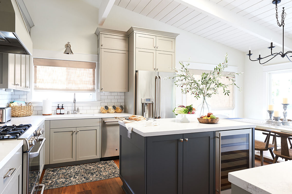 Vaulted ceiling kitchen