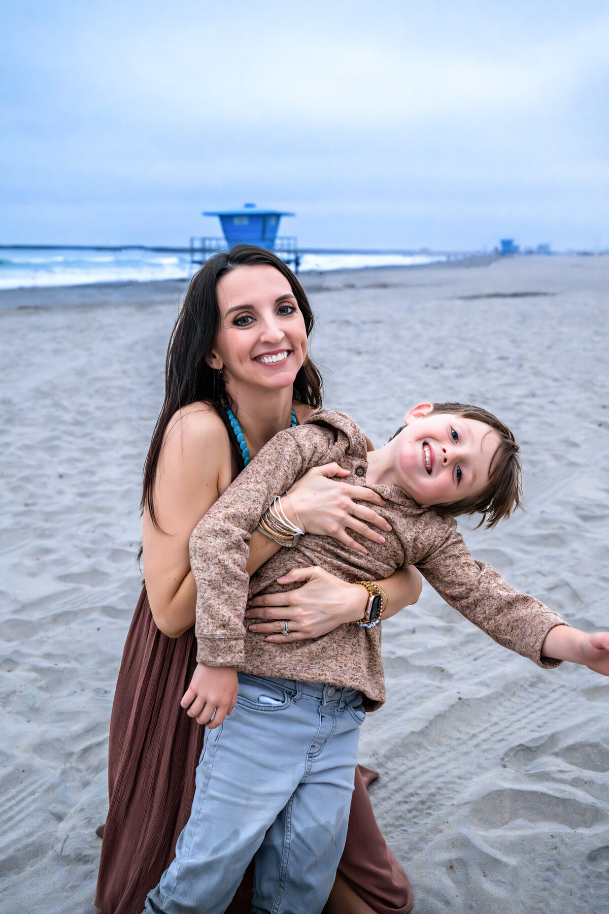 to be six and silly with mom for family photos