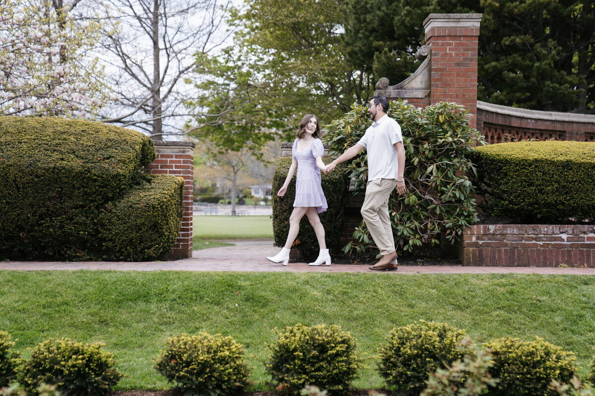 Capture your engagement at Lynch Park in Beverly, MA. Stunning waterfront views, lush gardens, and timeless photography for your special moments.