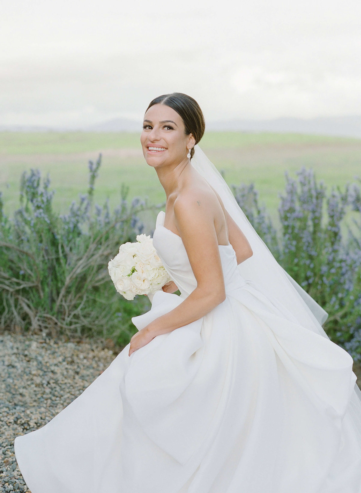 35-KTMerry-weddings-Lea-Michele-portrait-Monique-Lhuillier