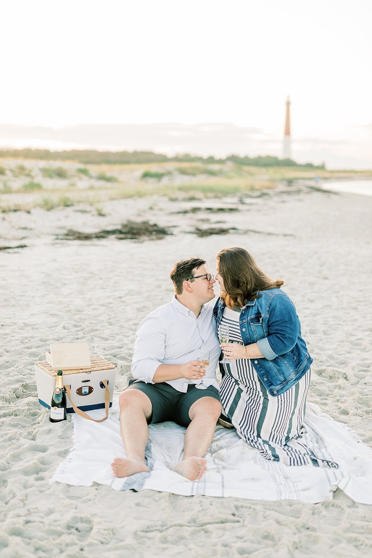 Fine art engagement session on the beach