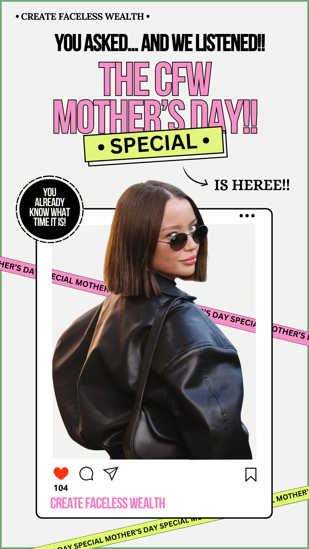 CFW MOTHER'S DAY SPECIAL  ALL THINGS BRANDING WITH RACHEL N