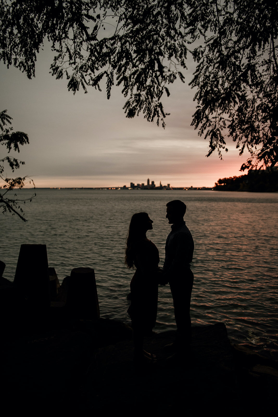 cleveland ohio lakewood park engagement session