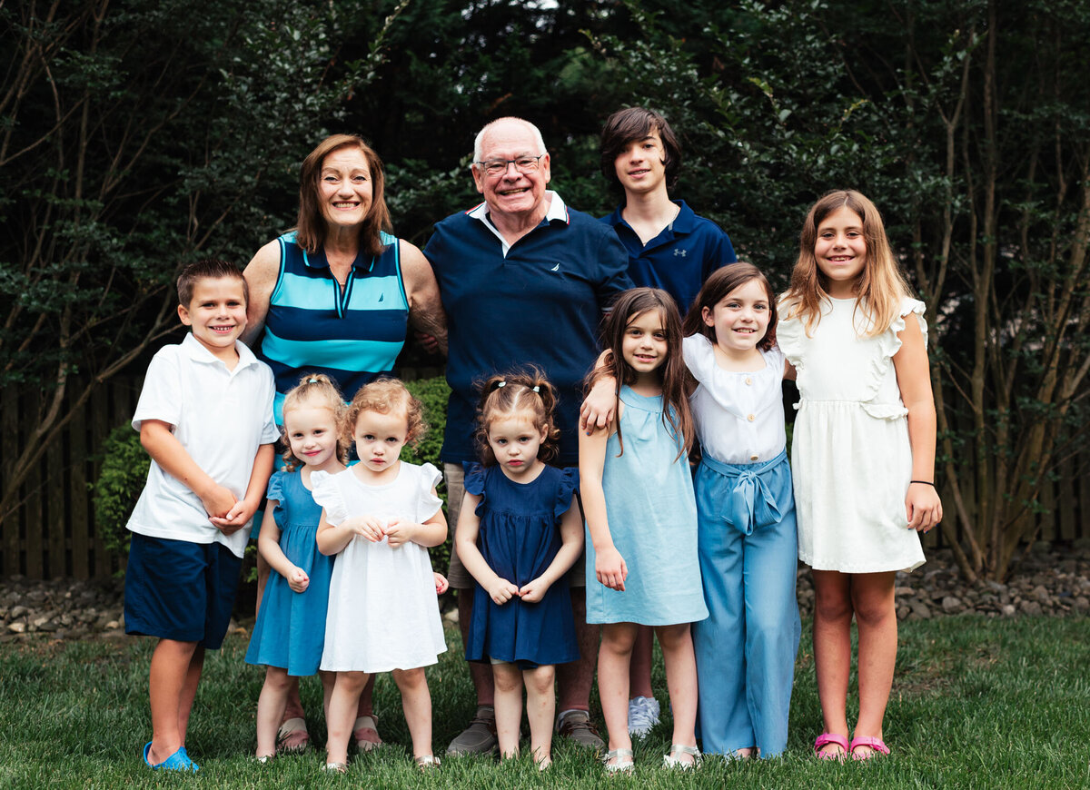 Erway Summer Large Family Session, At Home, Plainsboro NJ, Nichole Tippin Photography-7