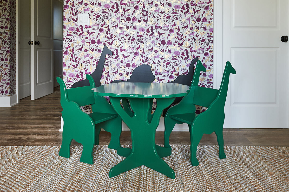 kids animal play table