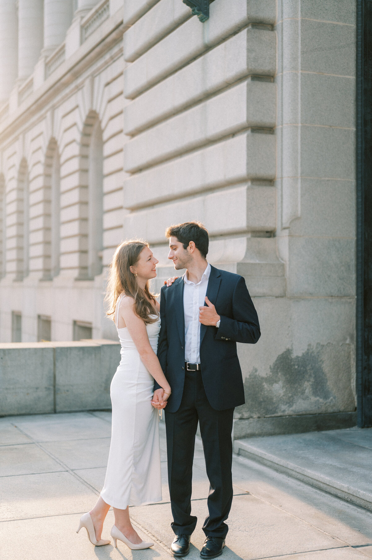 Old Courthouse Engagement Session in Downtown Cleveland-56