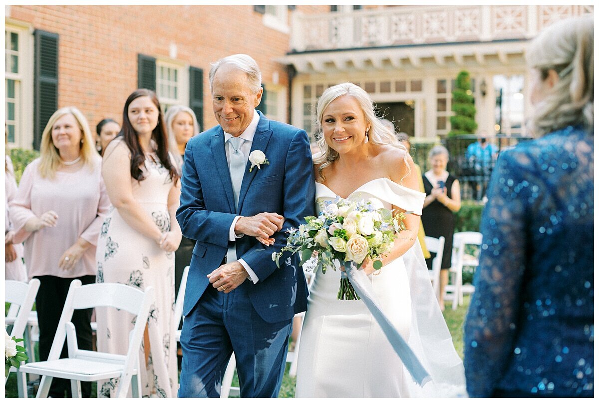 Explore our stunning portfolio showcasing a beautiful Chapel Hill wedding at The Carolina Inn, featuring a captivating blue, white, and greenery color palette. Immerse yourself in the elegance and charm of this picturesque venue while drawing inspiration for your own special day. Let our curated collection of images transport you to a world of timeless romance and exquisite design. Start envisioning your dream wedding today!