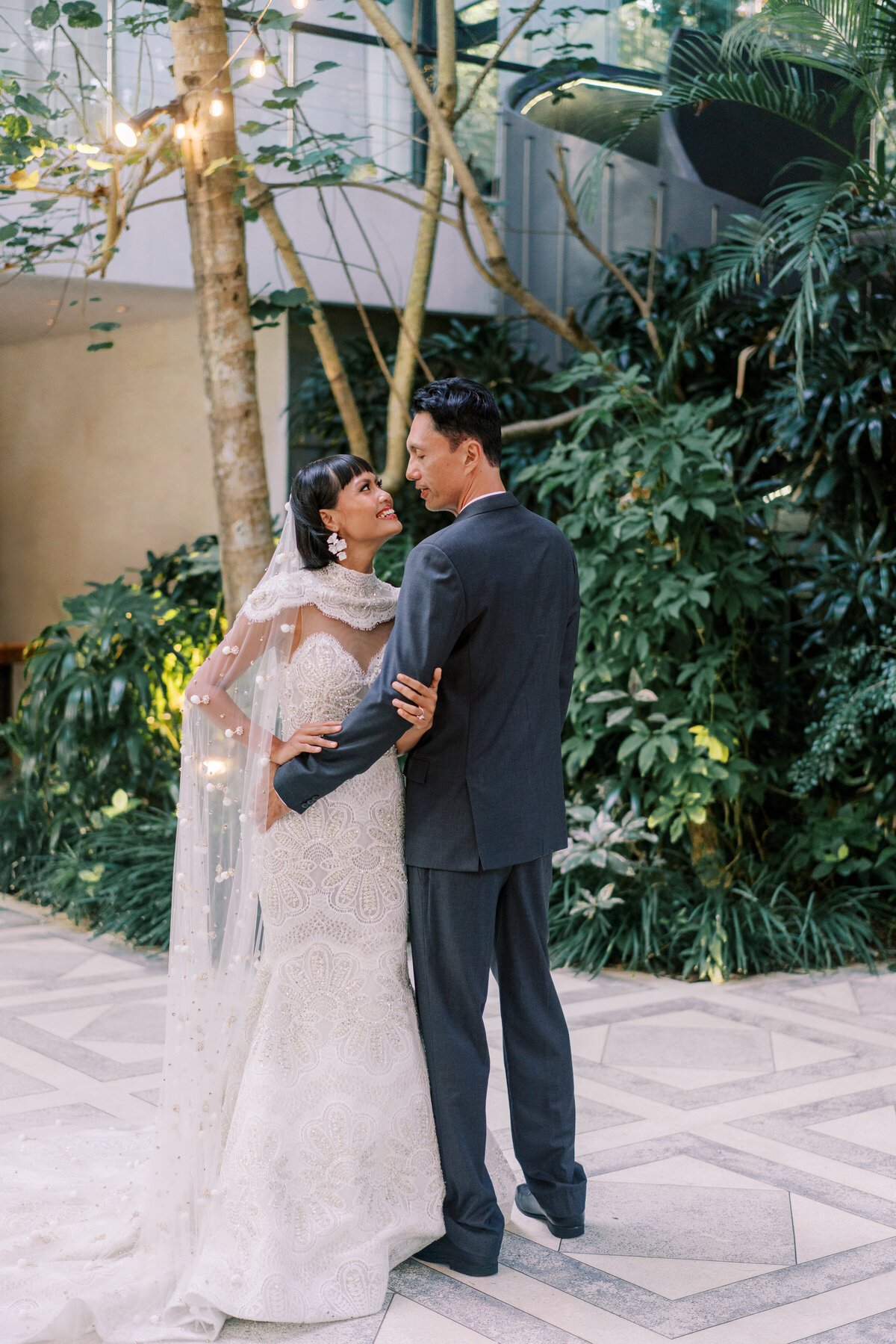 Bali Glass House Tirtha - Vicki Grafton Photography - Tropical Bali Micro Wedding Elopement Insporation-627