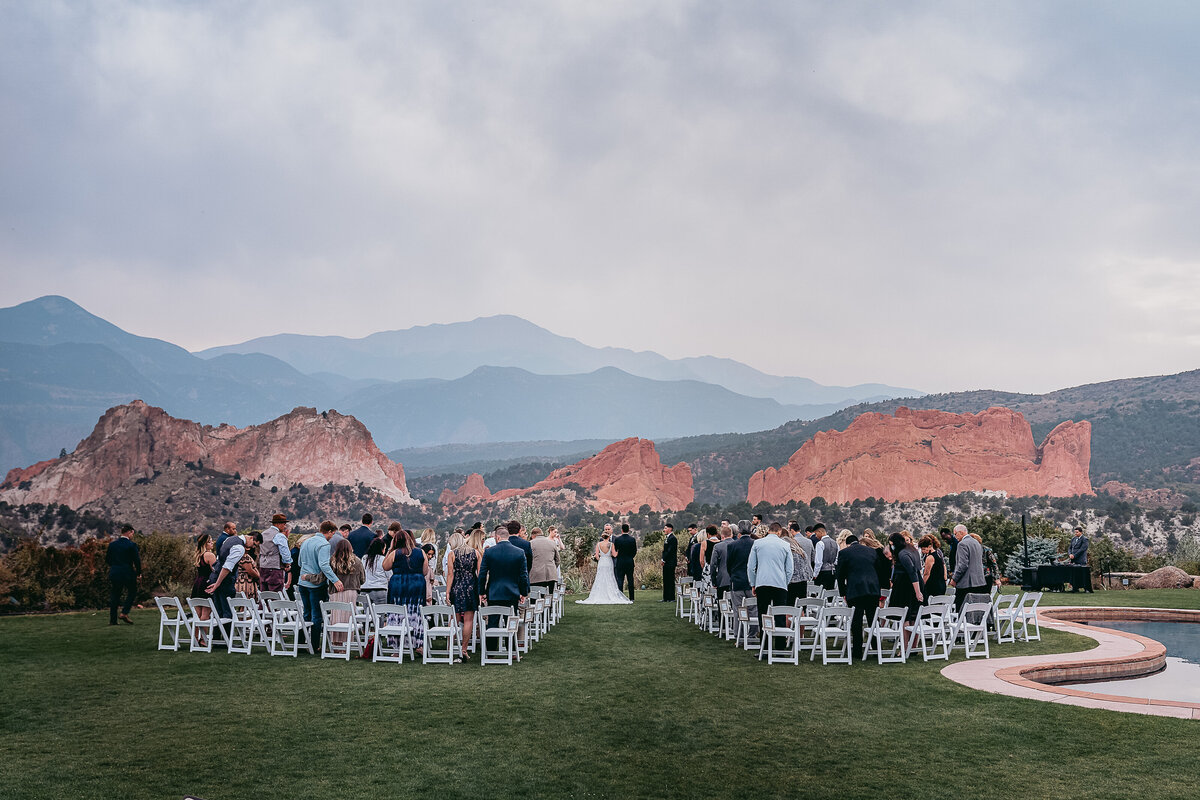 Wedding Ceremony at the Garden of the Gods