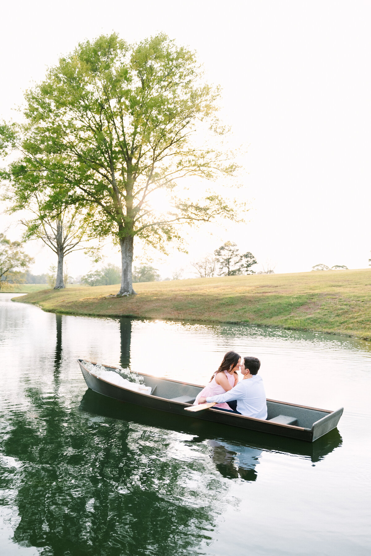 Louisiana Engagements Canoe Photographer