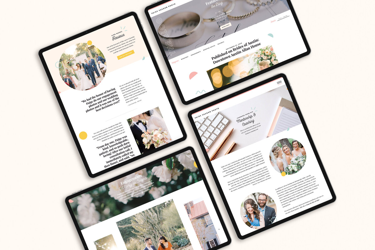 Paige Vaughn Site by 315 Design