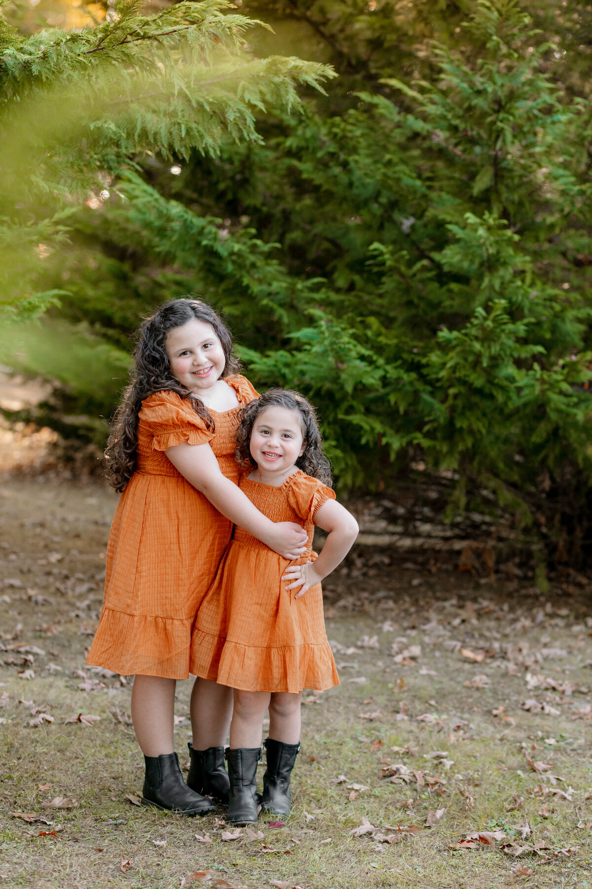 Sisters-Hugging-Islip NY Park