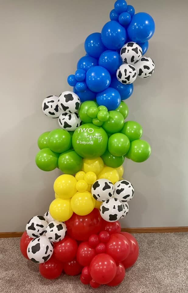 balloons cow