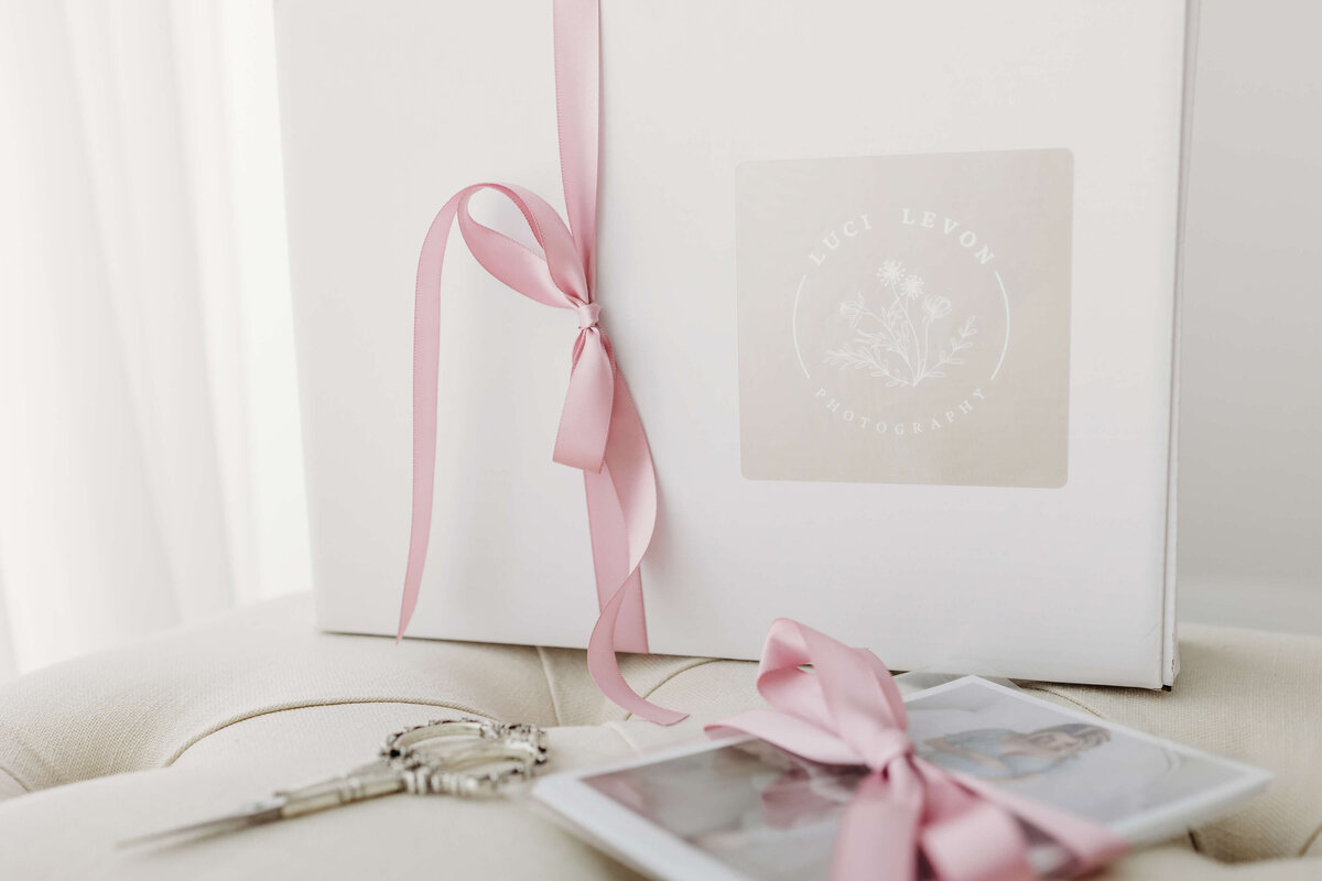 Display of beautifully wrapped products from Luci Levon Photography