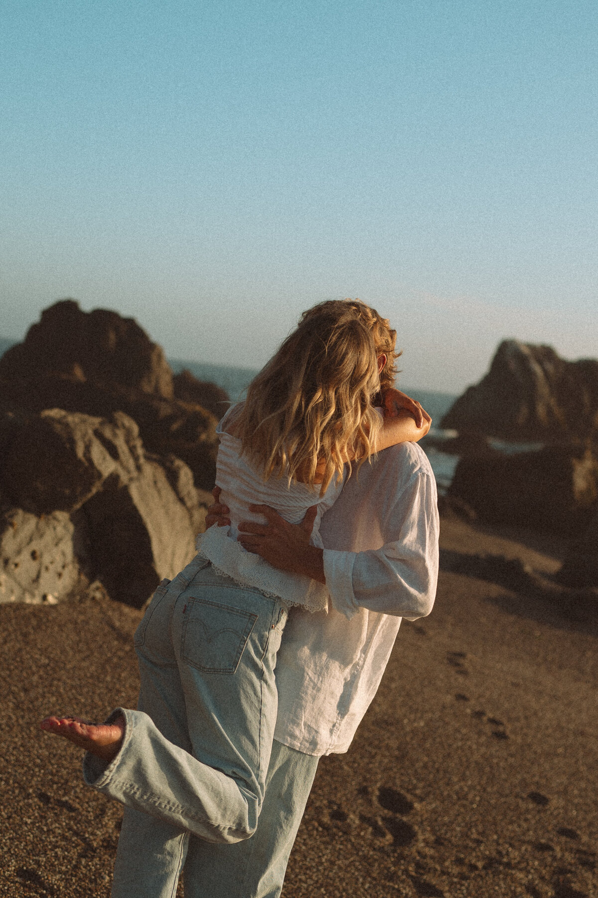 Whimsical Engagement Couples Photoshoot - Sonoma Coast, California
