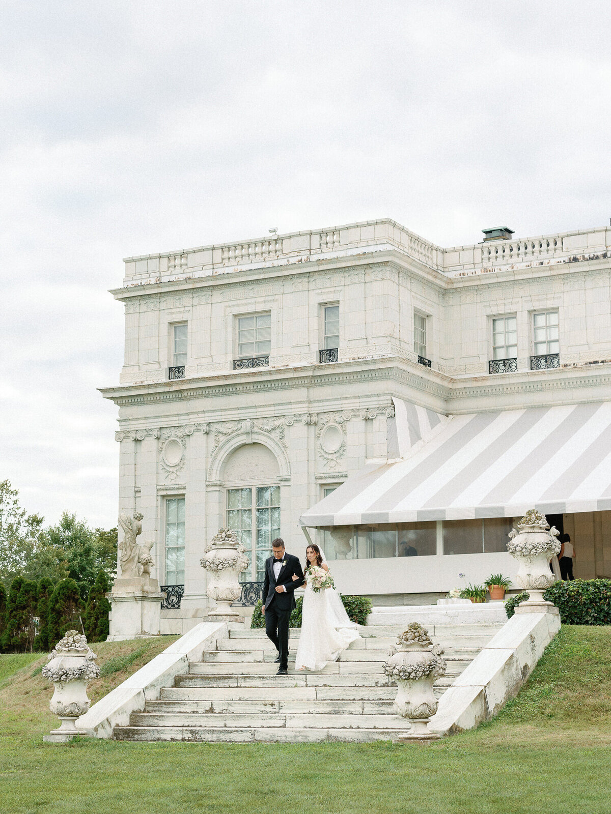 Rosecliff Mansion Newport RI Wedding Photos-Halie Child Photography-174