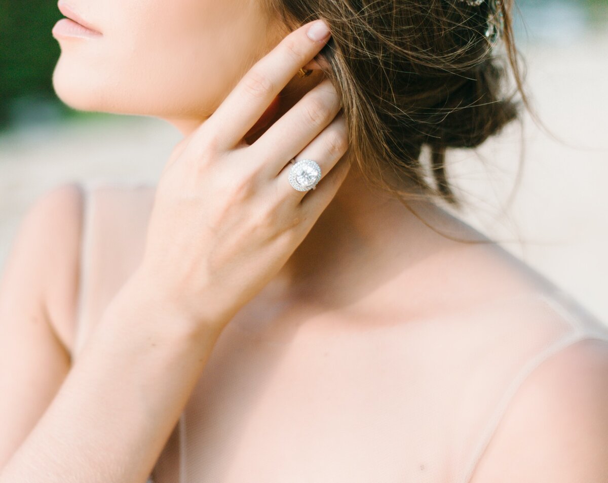 Groom with wedding ring