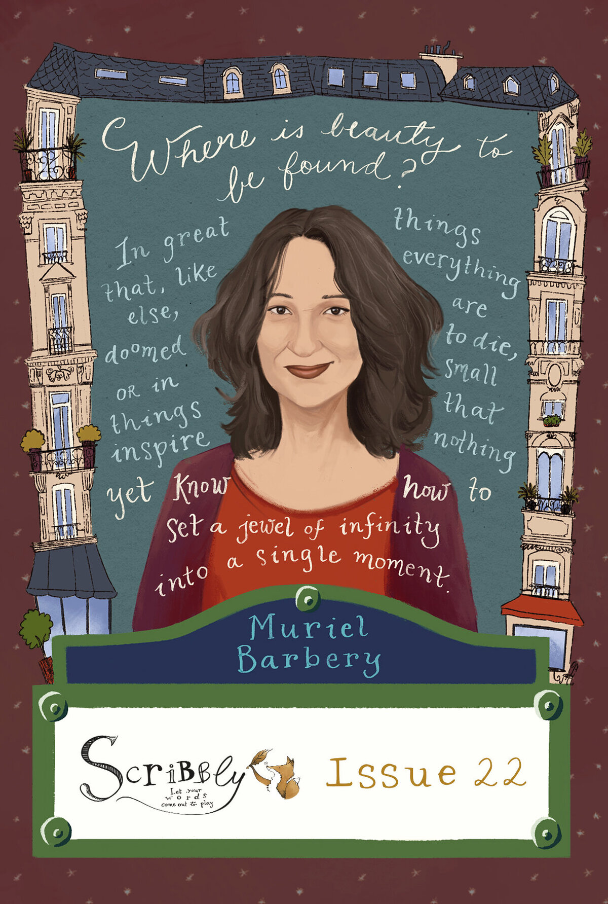 2024ScribblyIssue22. Postcard Muriel