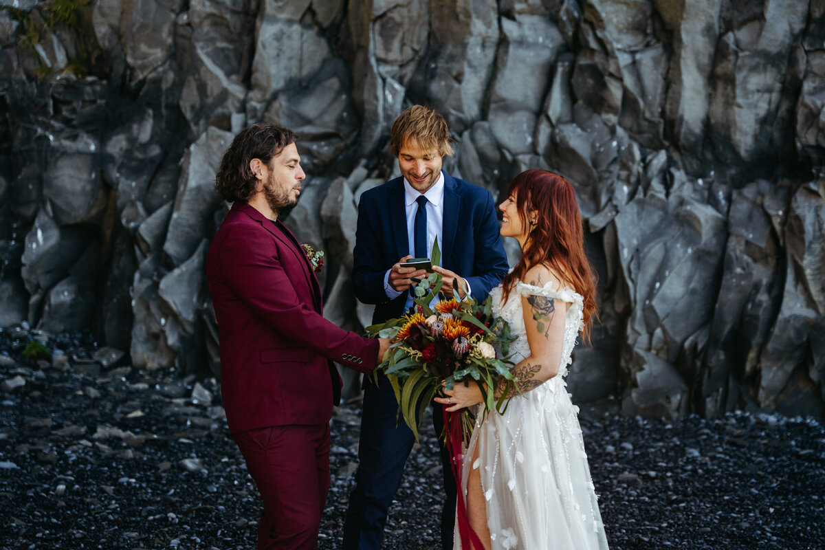 REYNISFJARA Iceland Elopement -41