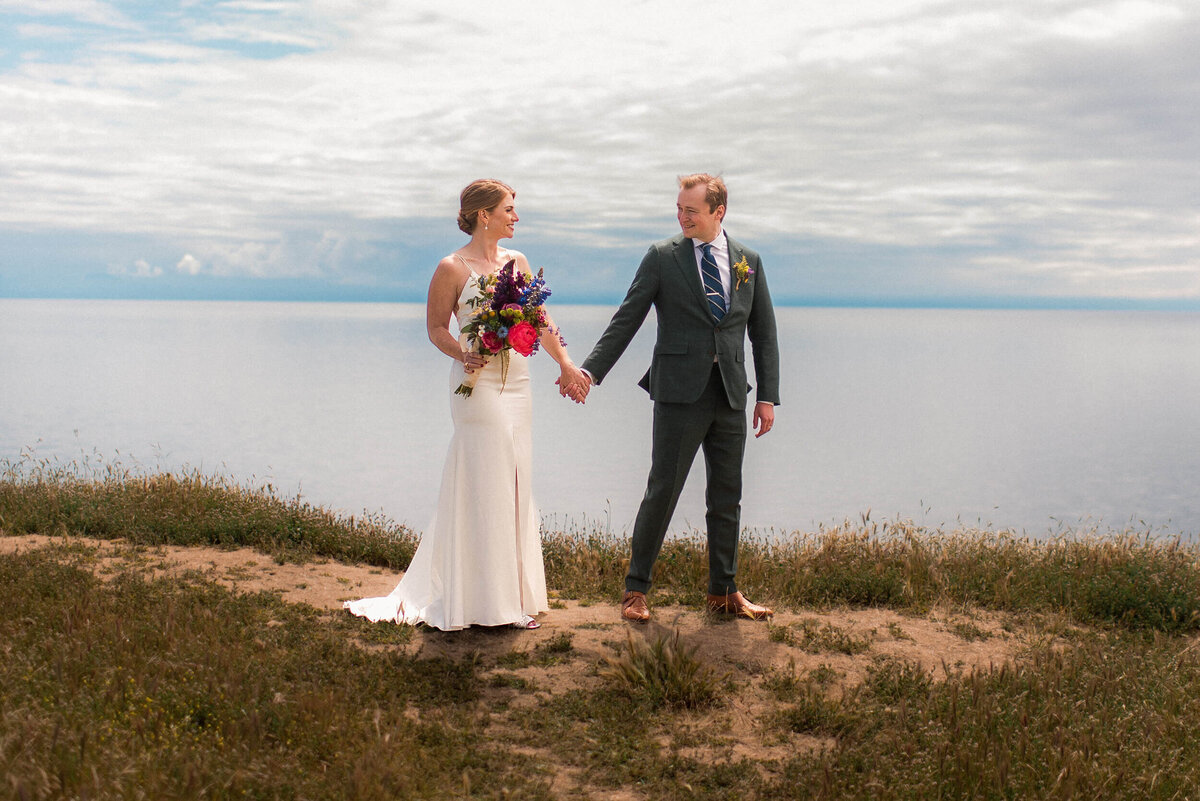 Couple at Roche Harbor Resort Wedding