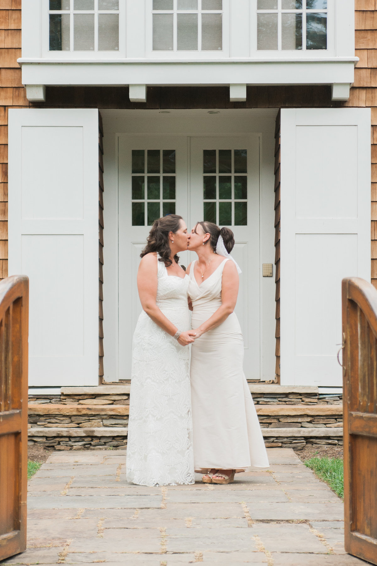 Intimate outdoor wedding photographed by Boone Wedding Photographer Wayfaring Wanderer.