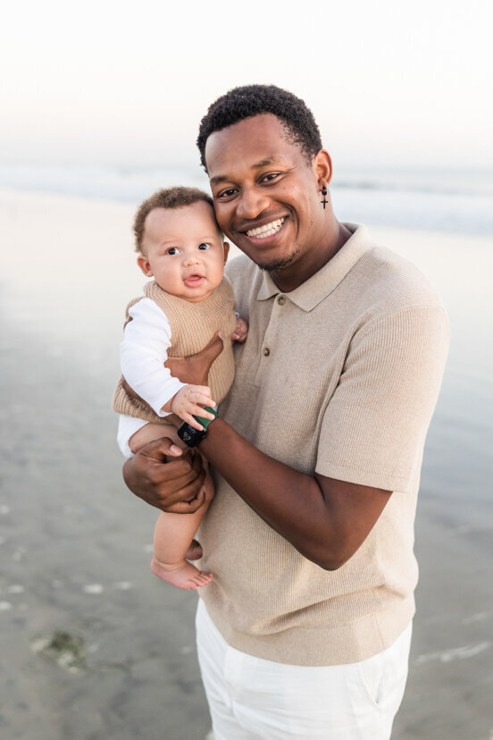 father-and-son-on-Coronado-beach-san-diego