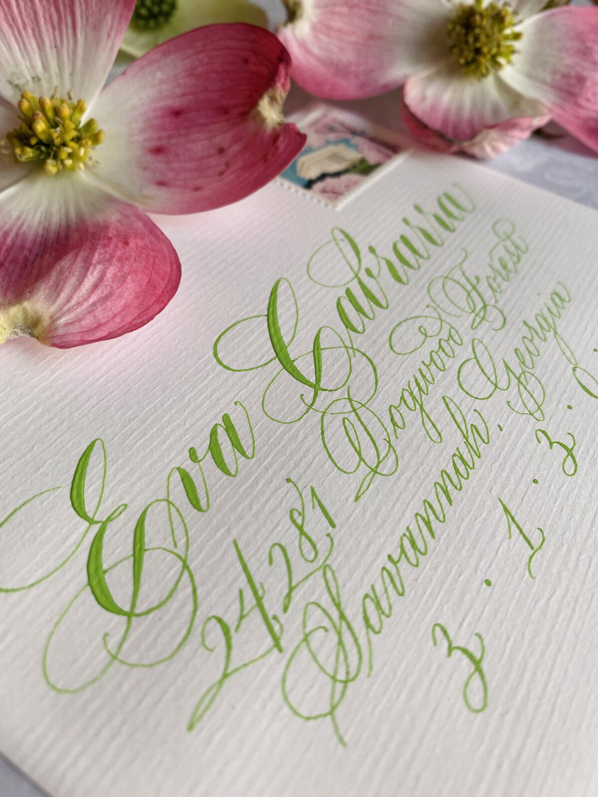 calligraphy envelope 