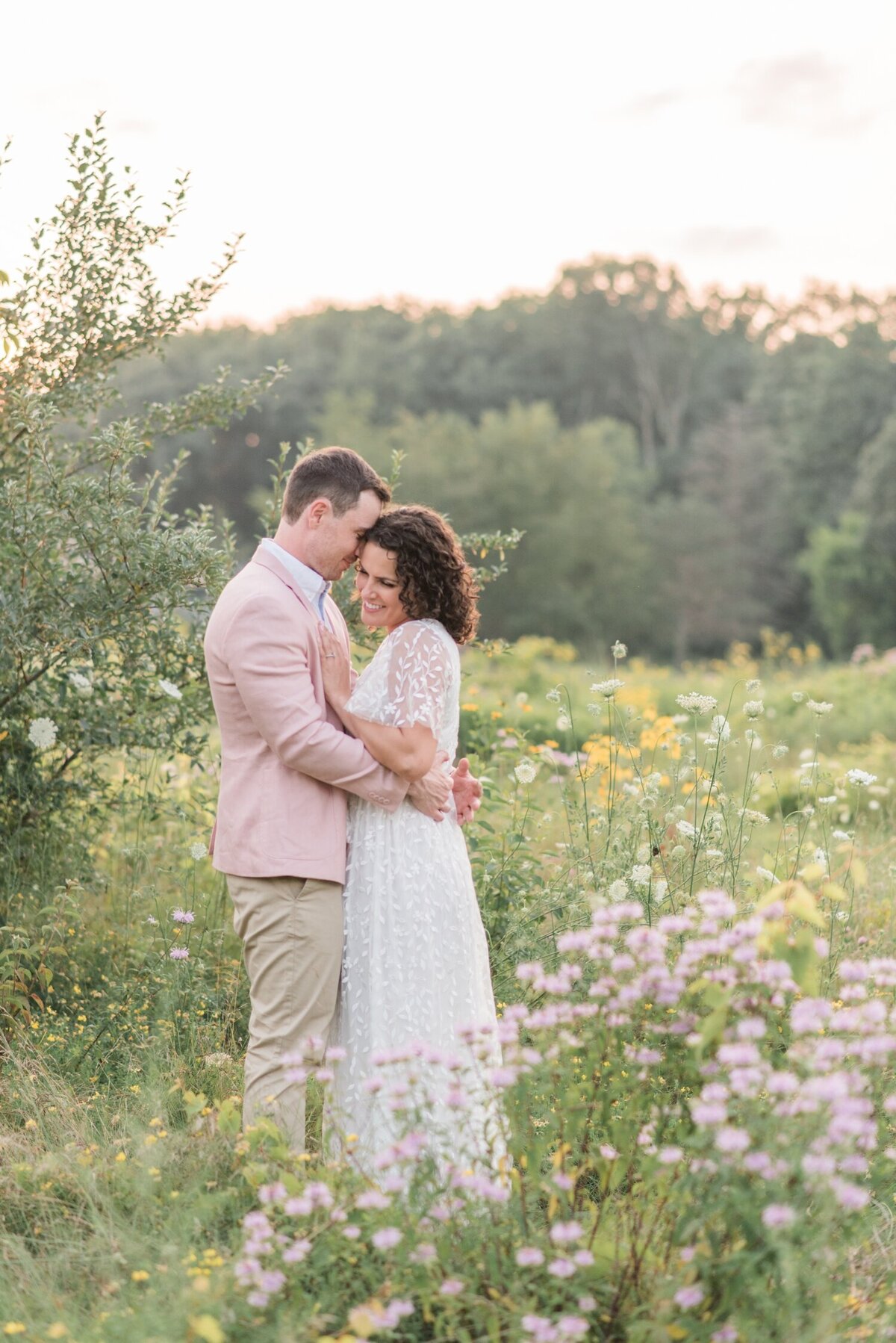Romantic Picnic Engagement Session at Metea Park by Courtney Rudicel Wedding Photographer in Fort Wayne_0019