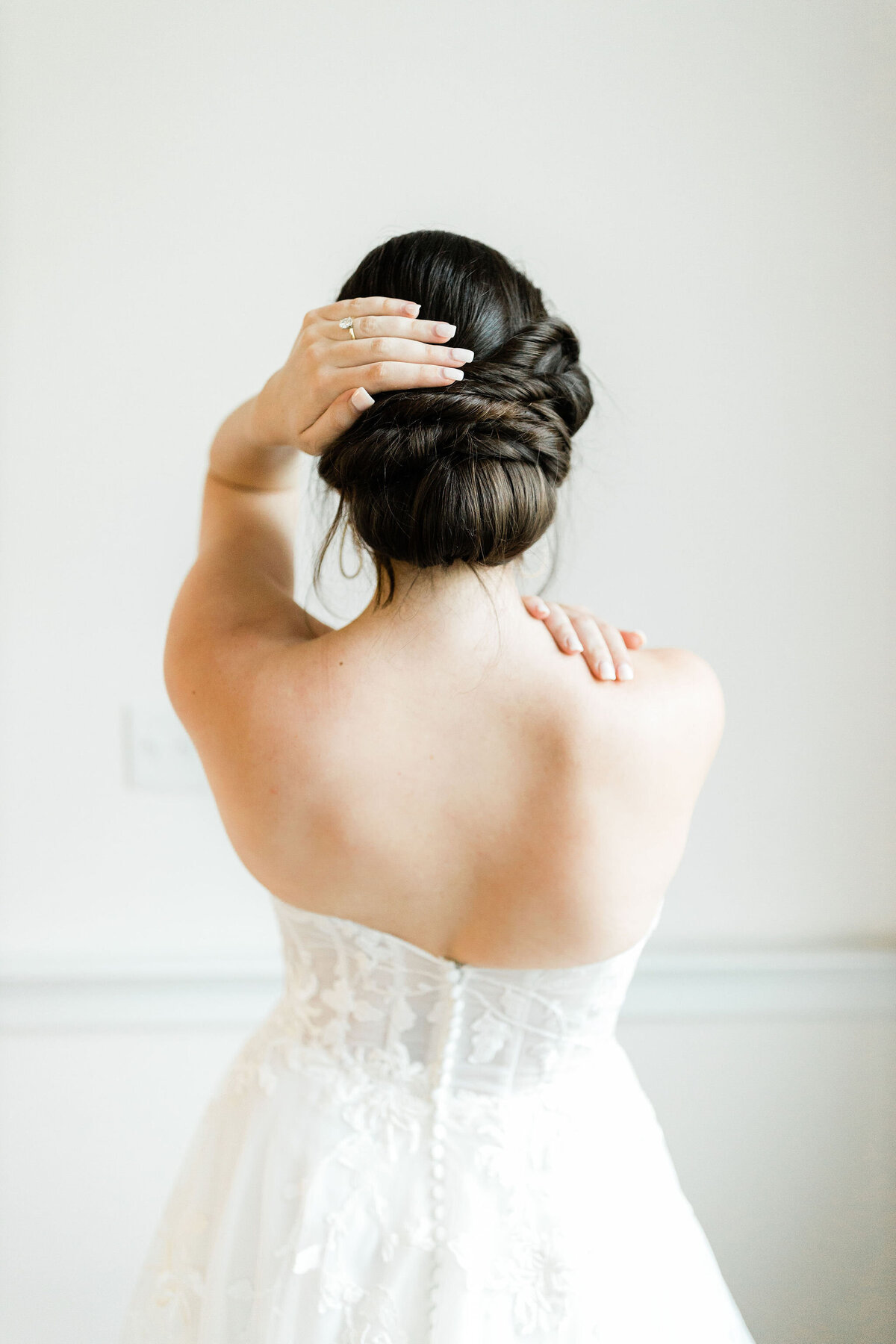 The way this bride did her hair is something  we will not forget!