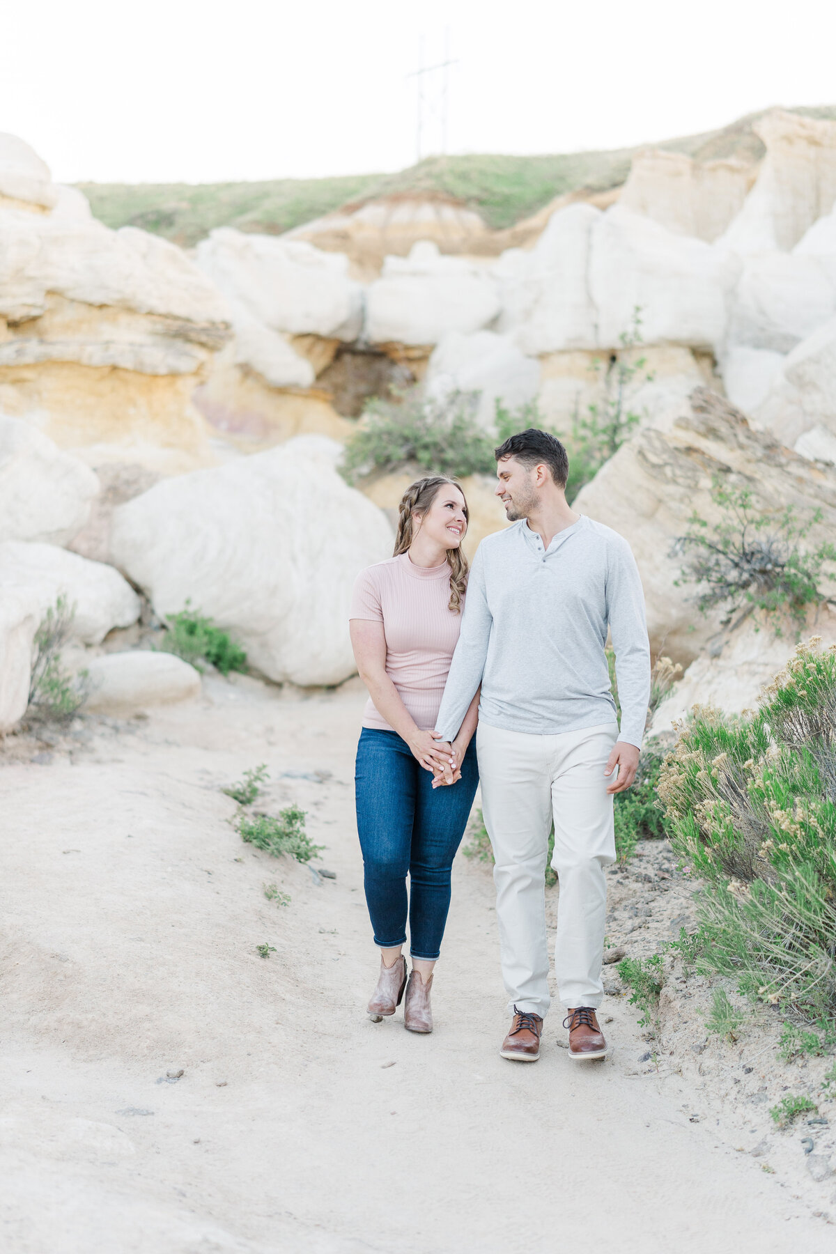 Paint Mines Interpretive Park El Paso Colorado Engagement Session Light and Airy Romantic Pictures Elena Spraguer Photography 0075