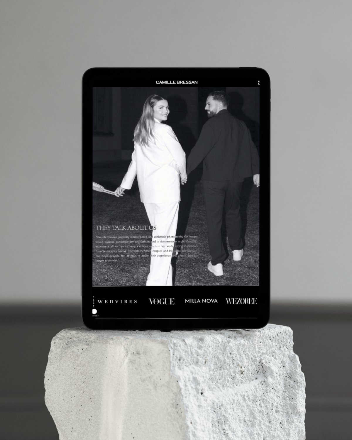 Camille bressan launching graphics