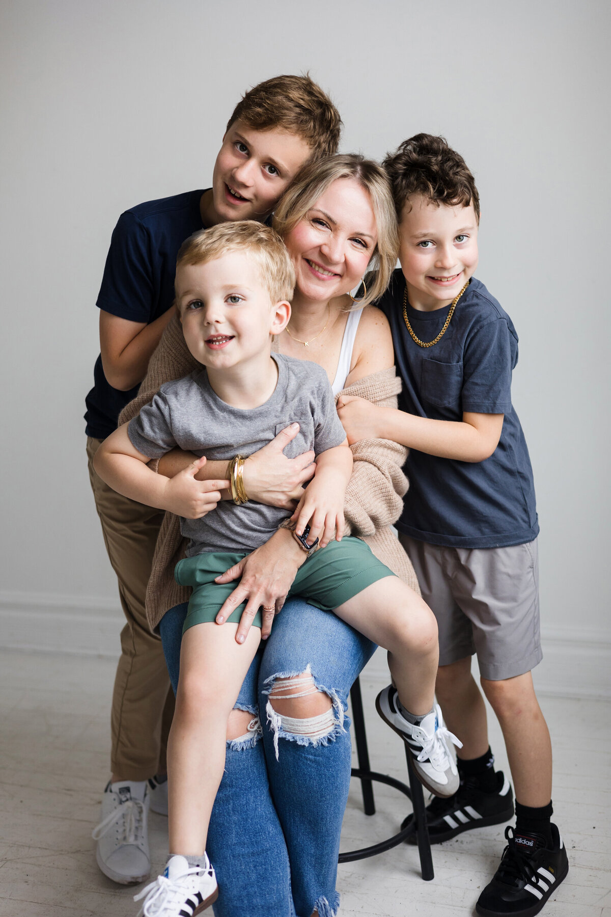 Mom and Sons Photos Minneapolis