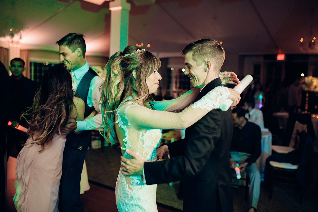 Wedding Photograph Of Bride And Groom Sweet Dancing Los Angeles