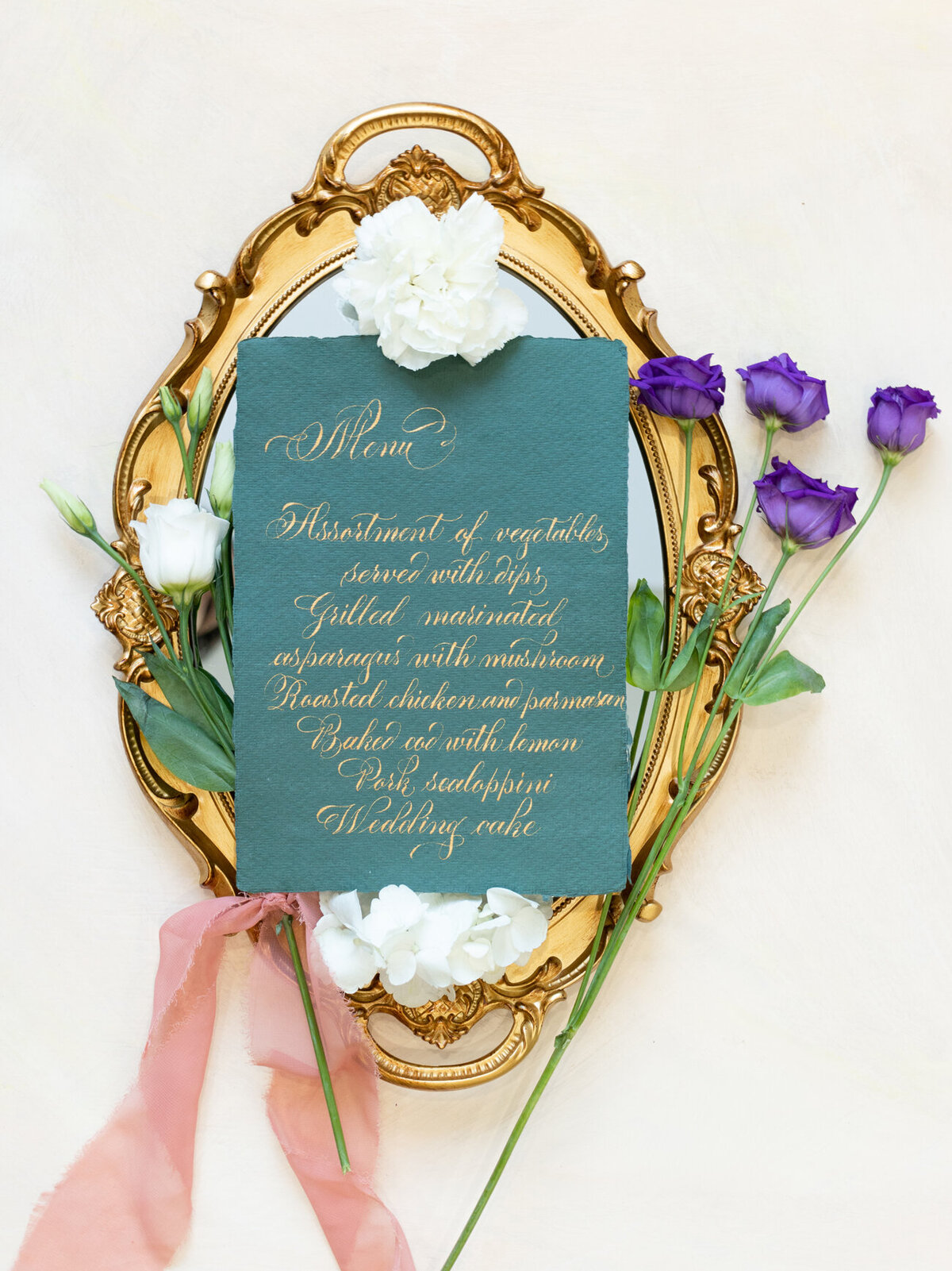 G Designers Wedding Menu WM3