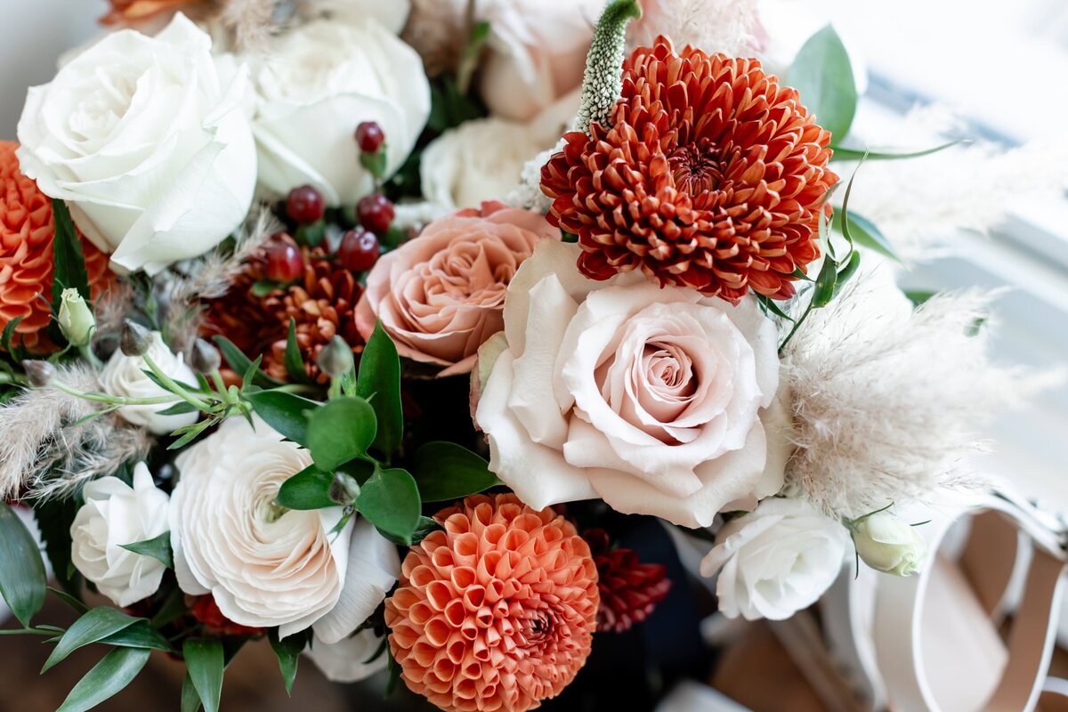 K&J Terracotta Wedding Flowers2