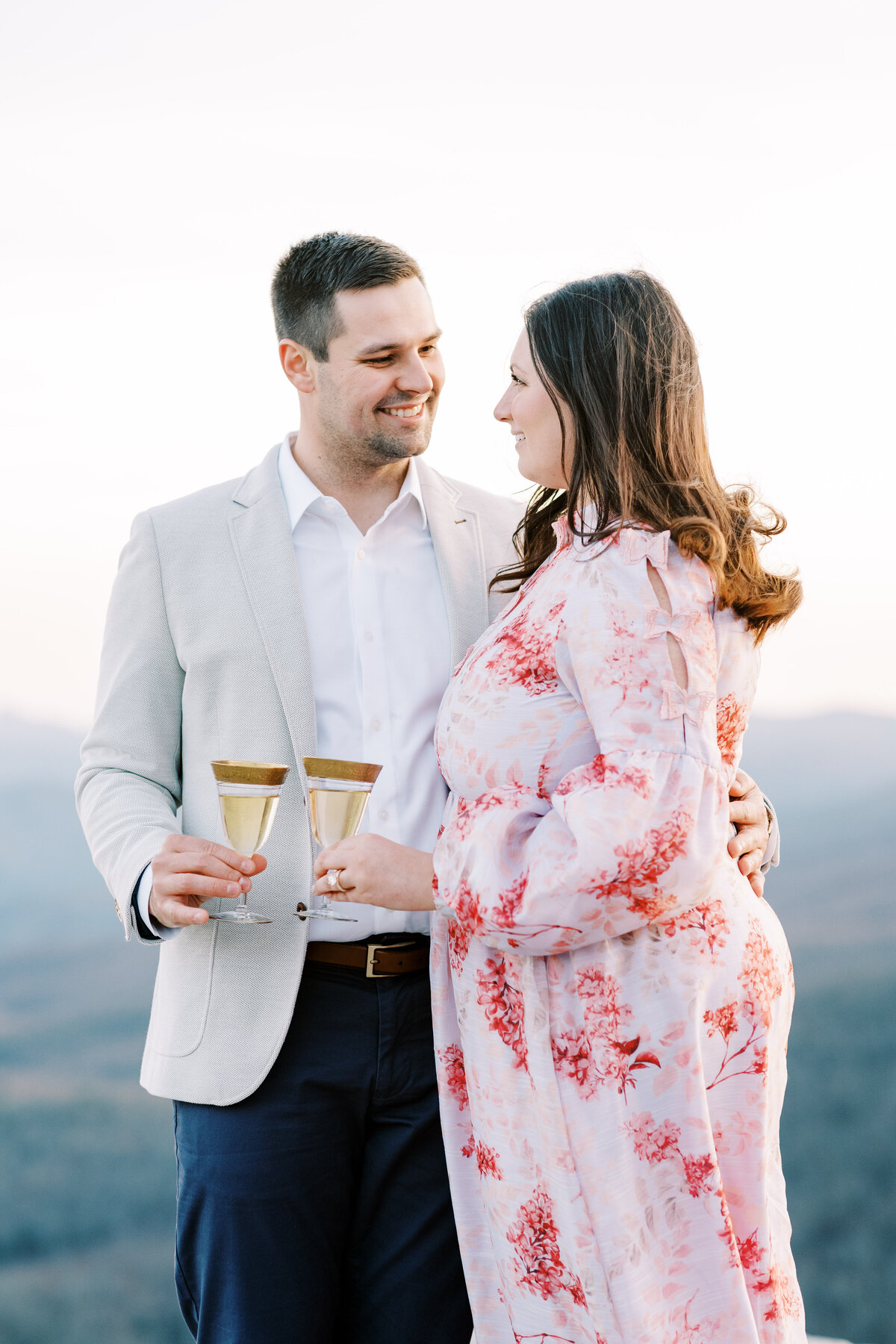 The Fourniers | Grandfather Mountain Engagement-131